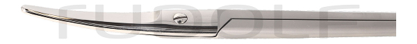 RU 1251-17S / Scissors Mayo Supreme, Bl/Bl, Cvd. 17 cm, 6,75"