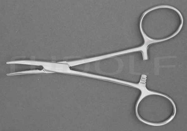 RU 3381-13 / Hemost. Fcps Spencer-Wells, Cvd. 13 cm, 5"