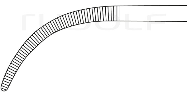 RU 3296-21 / Pinza Per Leg. Overholt-Geissendörfer 21,0 cm