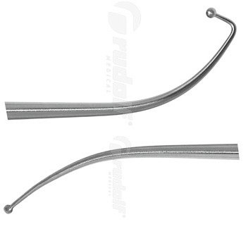 RU 8187-01 / Doppelinstrument zum Sondieren Des Stirnhöhlen-Ostiums, Geb., (L) 21 cm