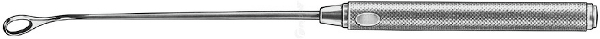 RU 8340-01 / Coakley Antrum Curette, Fig. 1, 6.75"