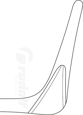 RU 8014-51 / Especulo Nasal Cottle, Figura 2, 55 mm, 13 cm