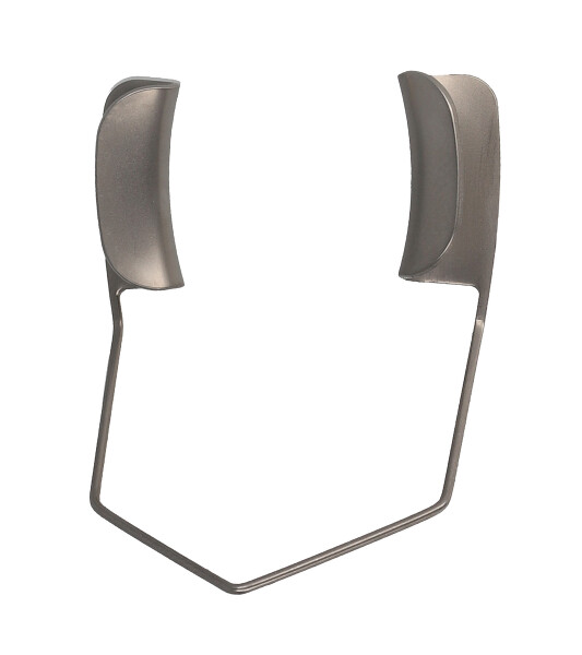 RU 9011-04 / Blefarostato Barraquer, Per Adulti Valve Piene, 4cm