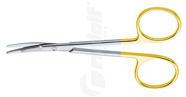 RU 1661-61W / Forbice Per Chirurgia Plastica Kaye, Tc/W 11,5 cm
