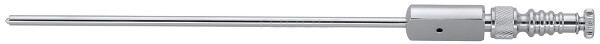 RU 6424-20 / Suction Tube Frazier, Ø 2,3 mm, 7 Ch/Fr, Str., (Nl) 120 mm - 4 3/4" W. CUT-OFF, LUER-HUB and Stylet