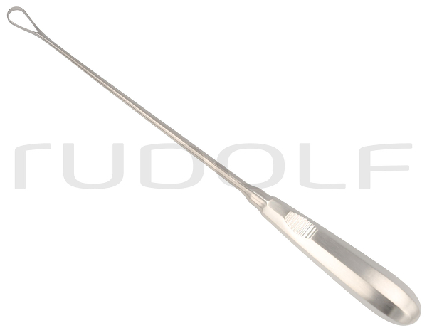 RU 7320-12 / Curette Utérine Recamier, Malléable Mousse, 31,0 cm, Fig. 5, 12 mm