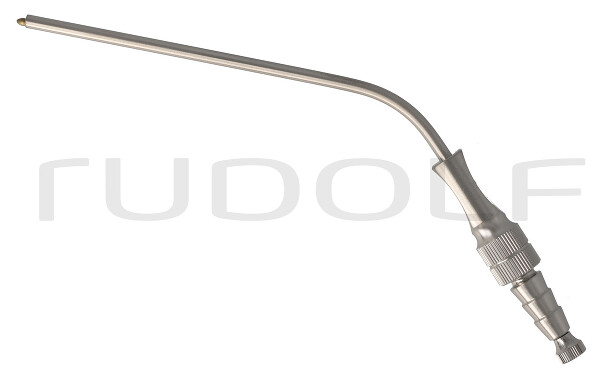 RU 6420-11 / Suction Tube Frazier (Fergusson), Ø 3,5mm 11 Ch/Fr, (Wl) 90 mm - 3 1/2", W. CUT-OFF, LUER-HUB and Stylet