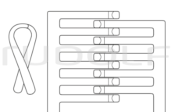 RU 4727-25 / Retractor Weitlaner, Blunt 25cm
, 10", 5x6 Teeth