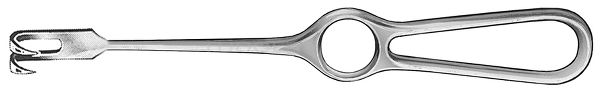 RU 4500-02 / Retractor Volkmann, Sharp, 2 Prongs 22,5 cm
/8 3/4"