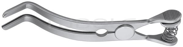RU 7590-09 / Bulldog Clamp, De Bakey 7,5cm
, 3"