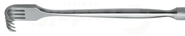 RU 4462-04 / Wundhaken, Scharf, Fein, 4Z. 16,0 cm