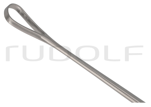RU 7324-12 / Curette Utérine Recamier, Rigide, Mousse 31,0 cm, Fig. 5, 12 mm
