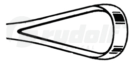 RU 7302-04 / Sims Ut. Curette, Mall. Bl. 28,0 cm
/11", Fig. 4,11,5 mm