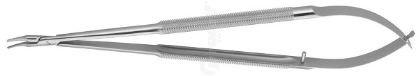 RU 5861-12 / Micro Needle Holder Cvd., W/O. Ratchet, 12cm, 4 3/4"
