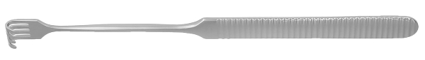 RU 8284-01 / Wundhäkchen Cottle, Stumpf, 4 Z., (L) 17,5 cm